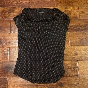 Banana Republic Black and White Polka Dot Blouse